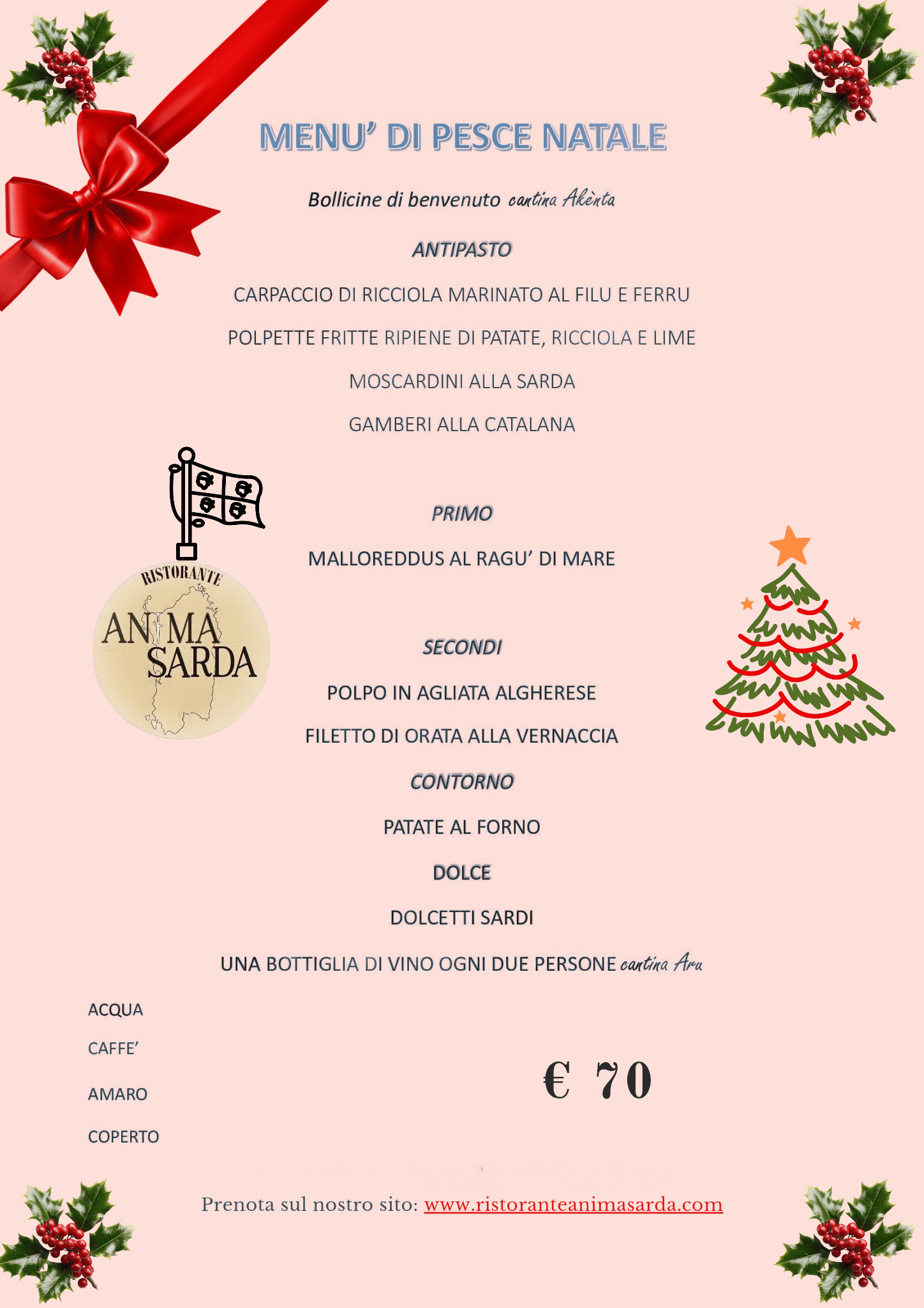 Menù Pesce Natalizio